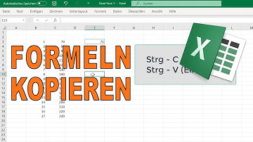 Excel Formeln mit Copy and Paste kopieren und einfügen - SCHNELLE Anleitung