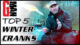 Swindle's Top 5 Winter Bass Fishing Crankbaits