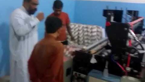 Automatic perforated embossing kitchen towel roll rewinding toilet paper machine