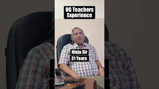 OG Teachers' Experience 🔥 #jee #iit