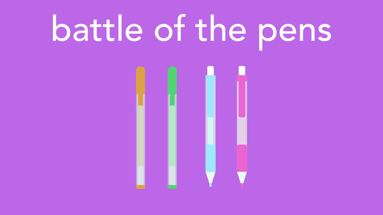 studyblr stationery essentials battle of the pens