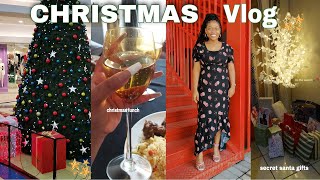 CHRISTMAS VLOG: last minute christmas shopping, wrapping gifts + what i got for christmas🎄🎀