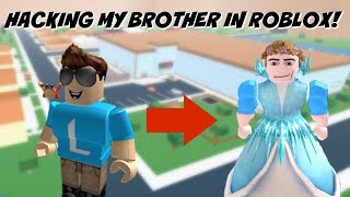 HACKING MY BROTHER'S ROBLOX ACCOUNT!!! (REVENGE!!!)