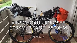 MTB Bikepacking Vinschgau - Idrosee 3 Tage 200km