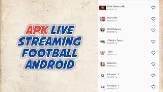 Apk live streaming football screenshot 2