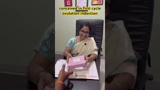 conceived in first cycle ovulation induction.Dr.Sravanthi Reddy#gynecologist#womenshealth#viralreels