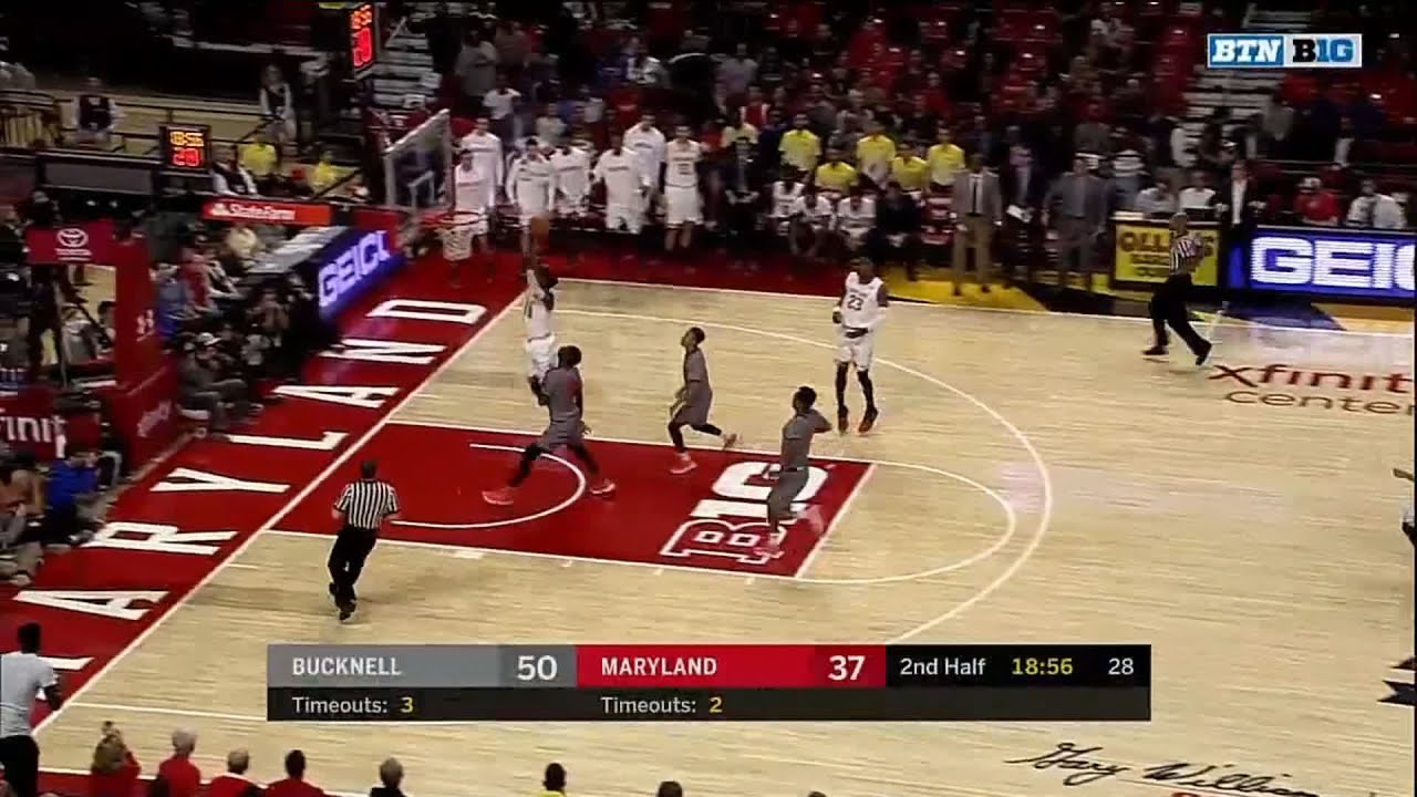 Maryland Steals and Darryl Morsell Dunks It vs. Bucknell