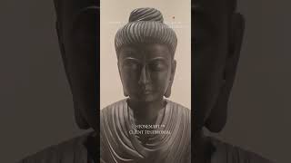 Serene Placement of Stonemart ™ 4ft Marble Buddha Statue with Stone Urli at Lucknow, Uttar Pradesh