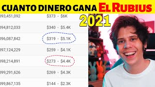CUANTO DINERO GANA El Rubius en Youtube 2021