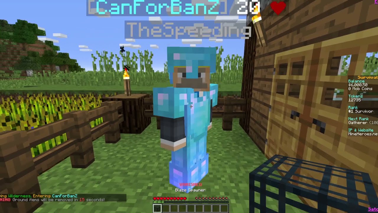 Helping on the MineHeroes SMP