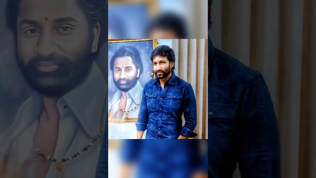 Actor Gopichand Tottempudi with his Late Father - Producer T.krishna garu 🙏 