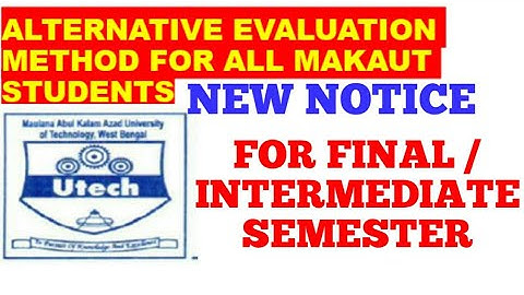 BIG UPDATE FOR ALL MAKAUT STUDENTS 2020 #MAKAUT #WBJEE2020 #JEEMAIN2020 #NEWNOTICE #EXAMCANCEL
