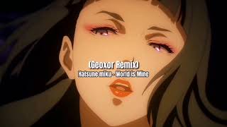 Hatsune Miku (El Mundo Es Mio) Geoxor Remix Sub Español