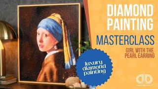 Next-Level Diamond Painting: Girl with the Pearl Earring, DIAMOND DOTZ® Masterclass