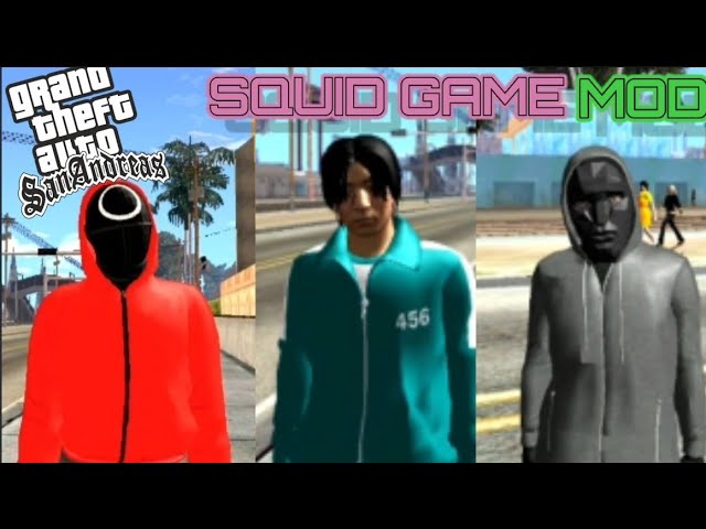 GTA San Andreas Squid Game Skins Mod For Android class=