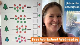 Free Worksheet Wednesday Ornament Fractions