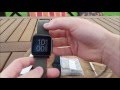 Stainless Steel Watch Band 22mm for Pebble Time  Steel Butterfly Buckle Strap Quick Release Loop Belt Bracelet Black Silver
