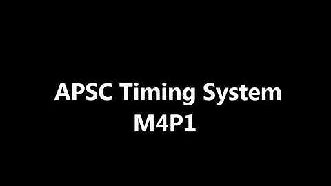 How to Make APSC Timing System Connected