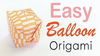 Easy☺︎ Origami Paper Balloon❤️ Easy & Fun☺︎ - Origami Kawaii〔#097〕