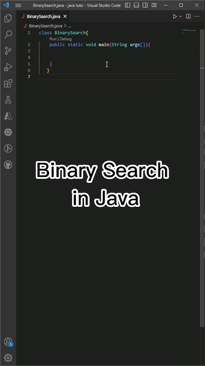 Binary Search in Java #java #binarysearch #datastructure #programming ...