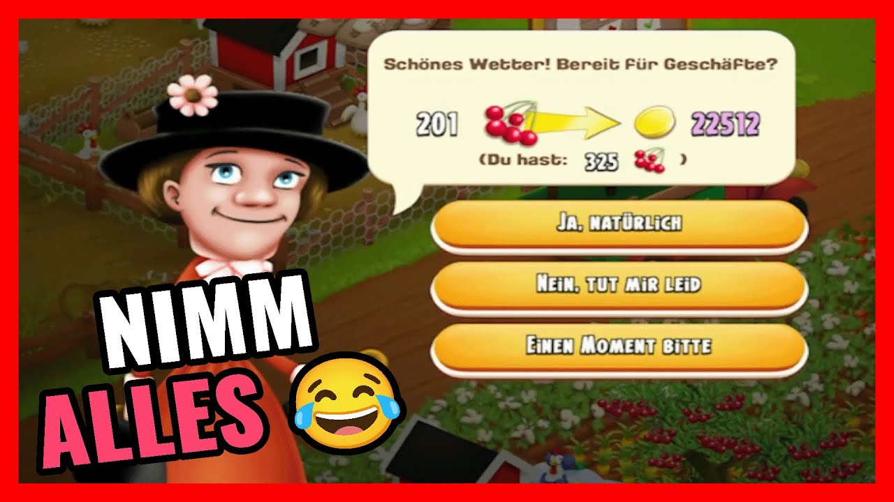 Hay Day Was Bringt Am Meisten Geld 2100 KIRSCHEN VERKAUFT 🤑 2x GELD Besucher Event 🤑 Hay Day 1000er