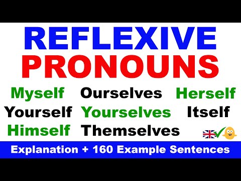 Reflexive Pronouns in English Grammar + 160 Example Sentences
