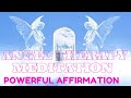 Angel therapy meditation  powerful affirmation  angel guided meditation hindi 