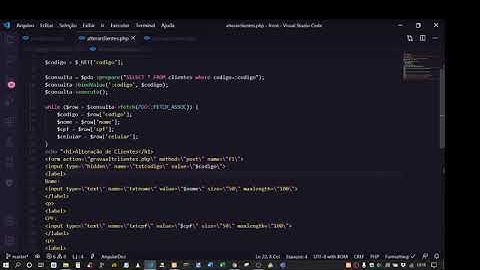 PHP com Banco de Dados - Parte 9 (Alterar)