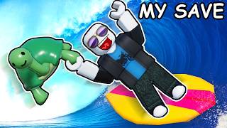 Getting #1 LEADERBOARD in Roblox surf and rescue...