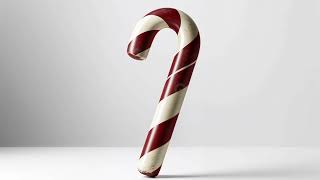 Candy Cane Wreath Peppermint Retro Frame TV Art – FREE Preview! 🍭