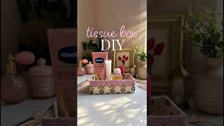 Waste to Wow! ✨ ഒരു പഴയ ടിഷ്യൂ ബോക്സ് റീയൂസ് ചെയ്തപ്പോൾ. ♻️#viral #diy #shorts