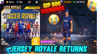 🔥Jersey Royale Returns in Free Fire || 😭RIP 500 Diamonds || 😱 1Spin Trick❓ || Najib Gaming ||