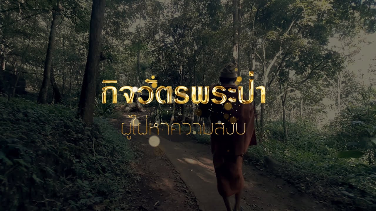 สารคดี กิจวัตรพระป่า ผู้ใฝ่หาความสงบ - YouTube สารคดี กิจวัตรพระป่า ผู้ใฝ่หาความสงบ - Youtube
