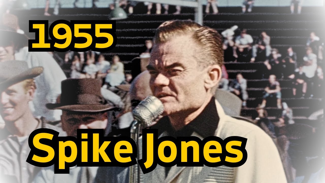 Spike Jones [1955 ] Melbourne Australia, Only known footage of Spike