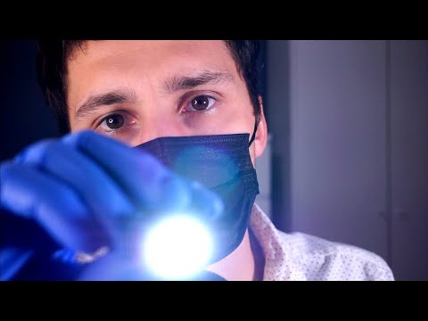 ASMR Throat Examination by Your Favorite Doctor (Medical RP, visual triggers, face touching, gloves)