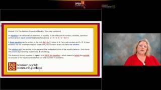 Module 5 1 Addition Property of Equality Vocabulary