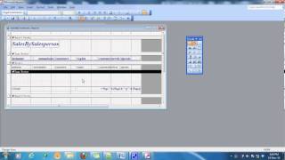 Creating Reports In MS Access 2003