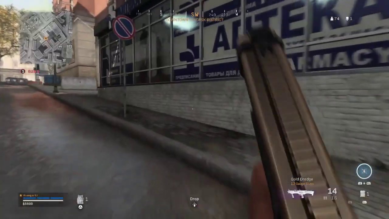 Epic Riot Shield Kill in Warzone - YouTube