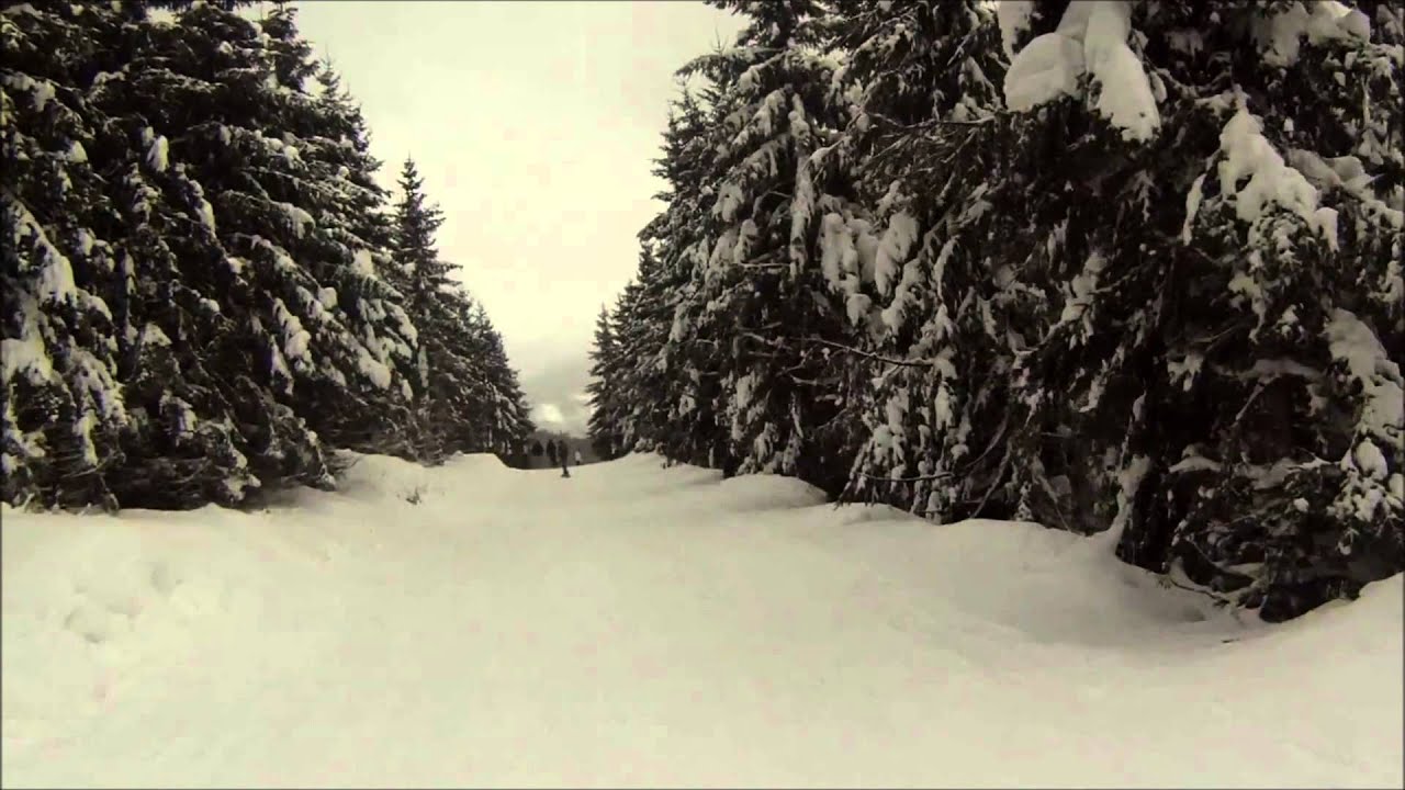 Narty Czechy - Ośrodek Narciarski Kouty - Trasa numer 3 niebiesko czerwona