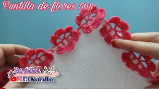 Puntilla de flores 508 Puntilla de flores 508