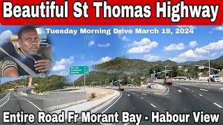 BEST OF ST THOMAS HIGHWAY & ROADS||What To Look For While Driving  From Morant Bay To Habour View