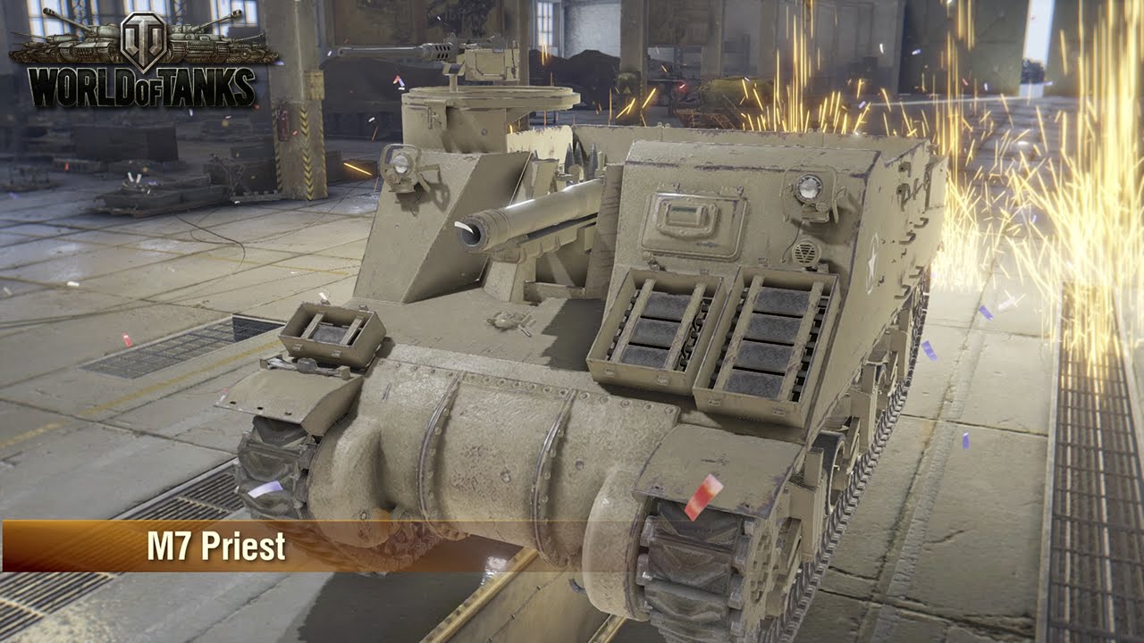 World of Tanks PS4 M7 Priest Gameplay American Tier III Artillery