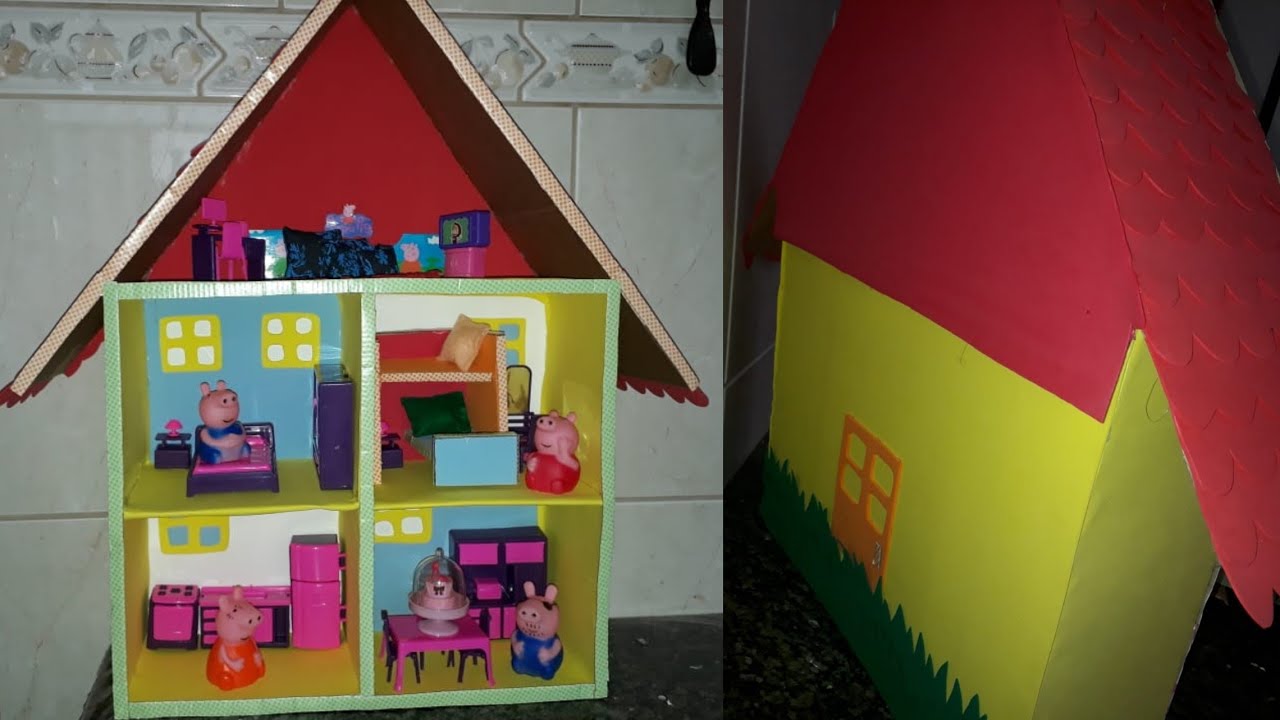 Peppa Pig Casa de Lego com Toboágua! Peppa Pig Lego House with waterslide! # peppapig #lego #peppa 
