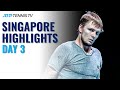 Bublik, Cilic In Action; Popyrin Faces Andreev | Singapore 2021 Day 3 Highlights