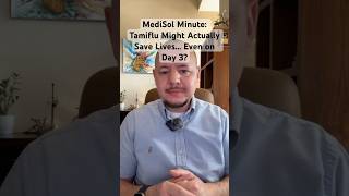 Tamiflu Might Actually Save Lives Even On Day 3?