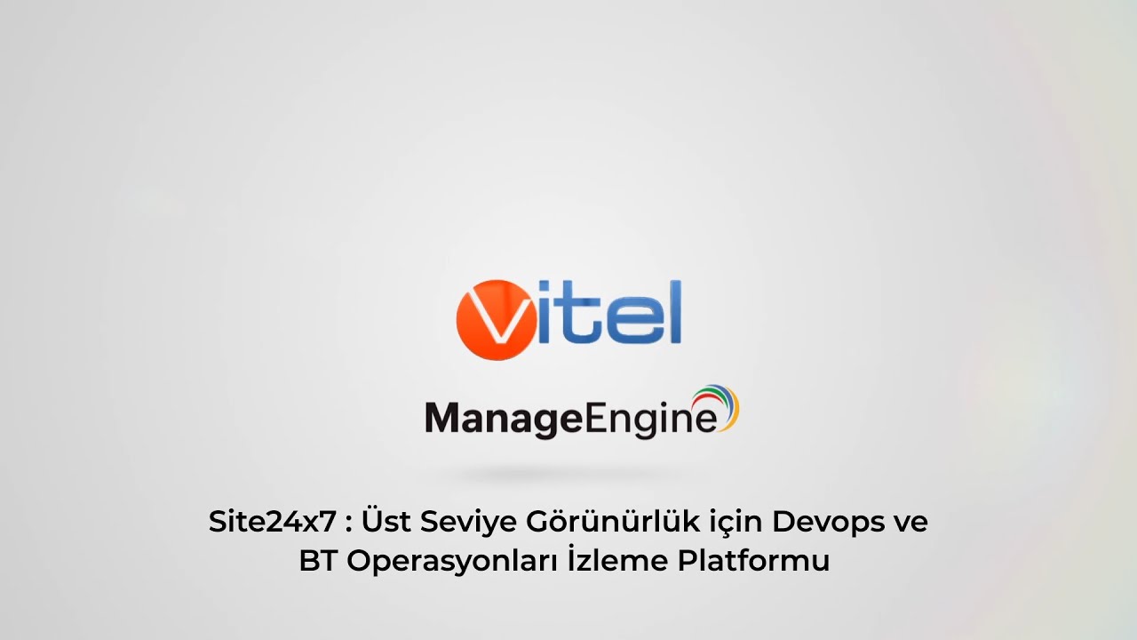 Site24x7 : Üst Seviye Görünürlük için Devops ve BT Operasyonları İzleme Platformu | ManageEngine