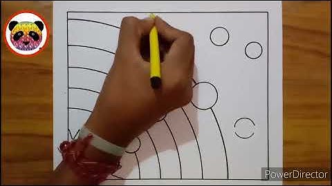 Solar System Drawing / How to Draw Solar System / Solar System Planets Drawing / Solar System