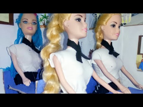 أول يوم مدرسه مع باربي واخواتها شو رأيكم ادخلو الفديو روعه 