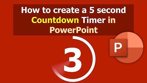 Créer un Compte à Rebours avec PowerPoint en quelques minutes