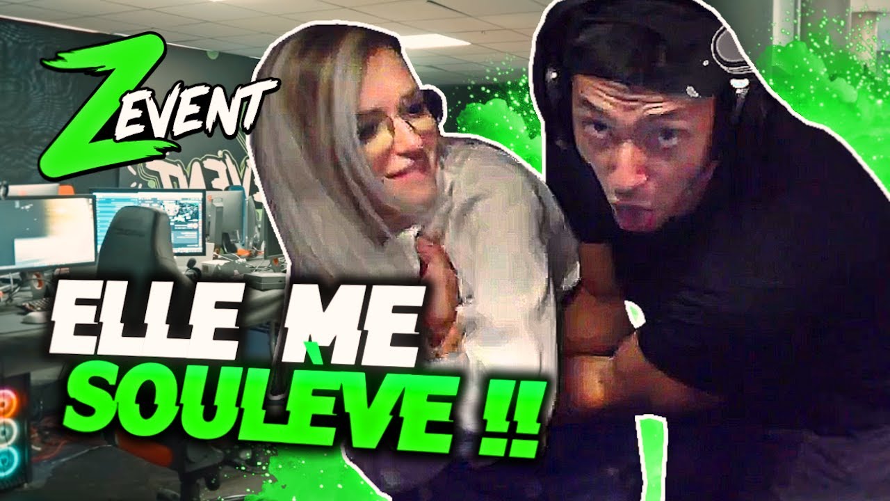 UNE STREAMEUSE DU ZEVENT ME SOULEVE !!🏋🏻 ♀️🤣 (KRAV MAGA IRL ft Deujna)
